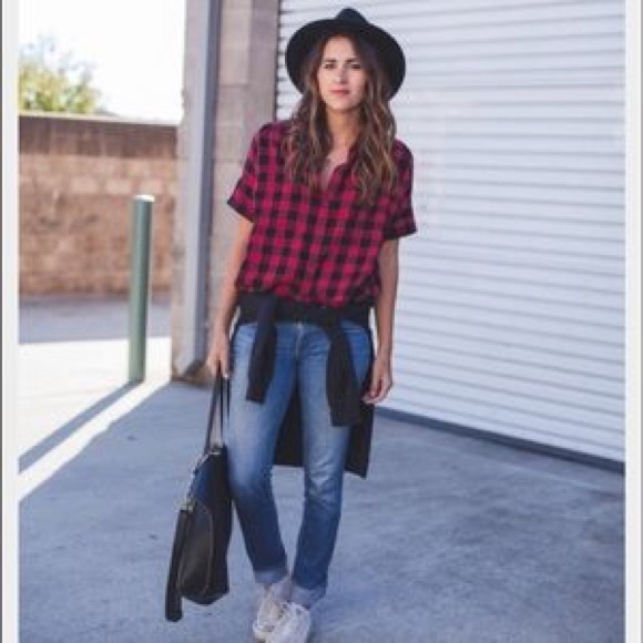 Madewell • NWT flannel shirt buffalo plaid S - Picture 6 of 7